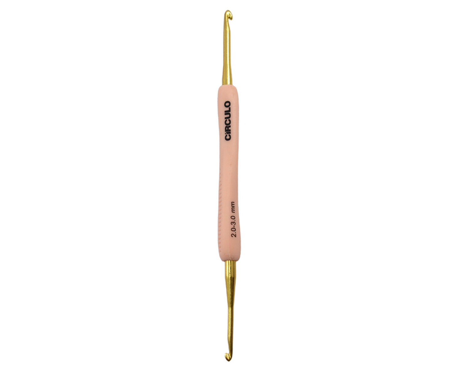 AGULHA CROCHE EMBORRACHADA DUPLA 3.0MM/2.0MM - COR 2030